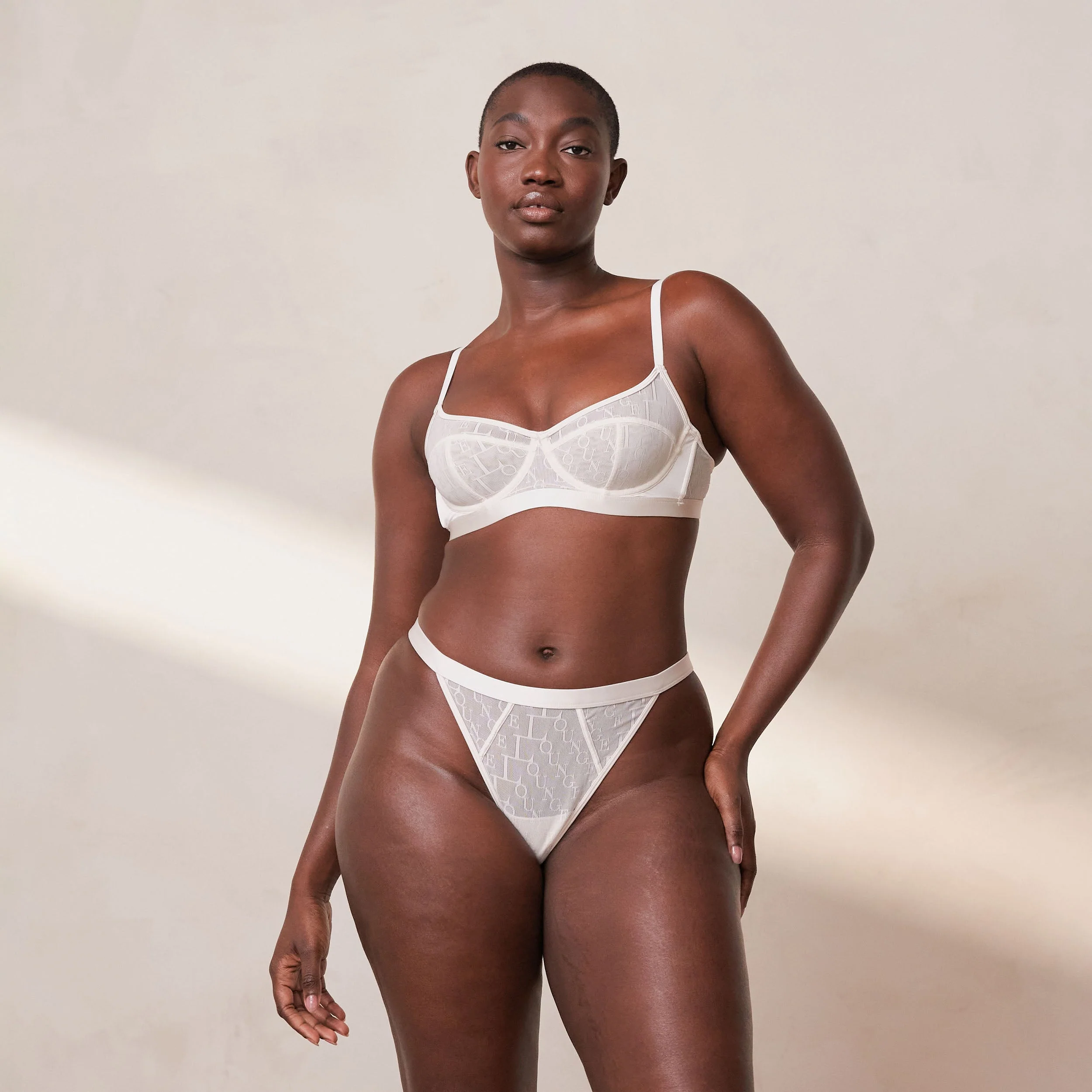 Chic Balcony Bra - Pearl - Image 9