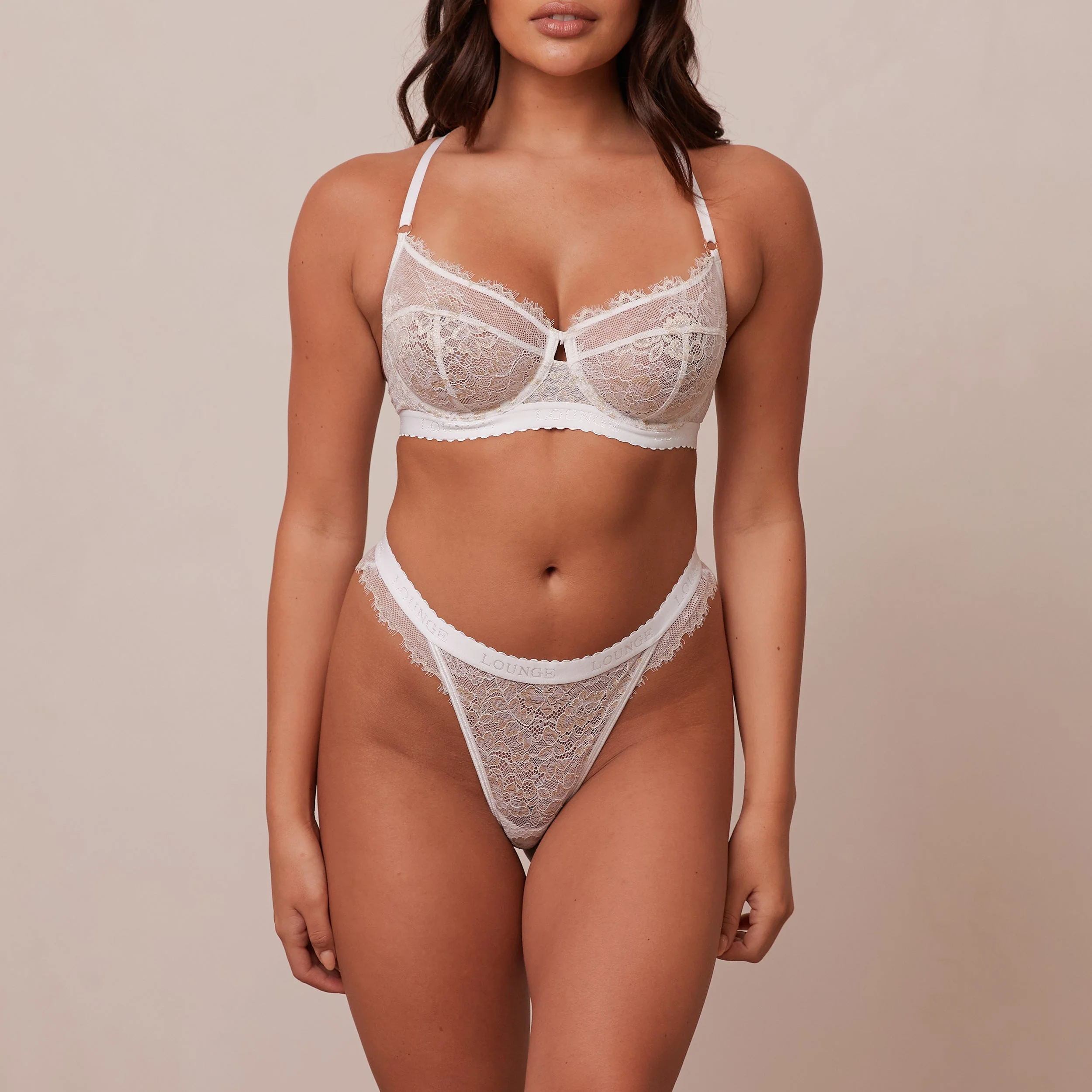 Desire Balcony Bra  - White - Image 9