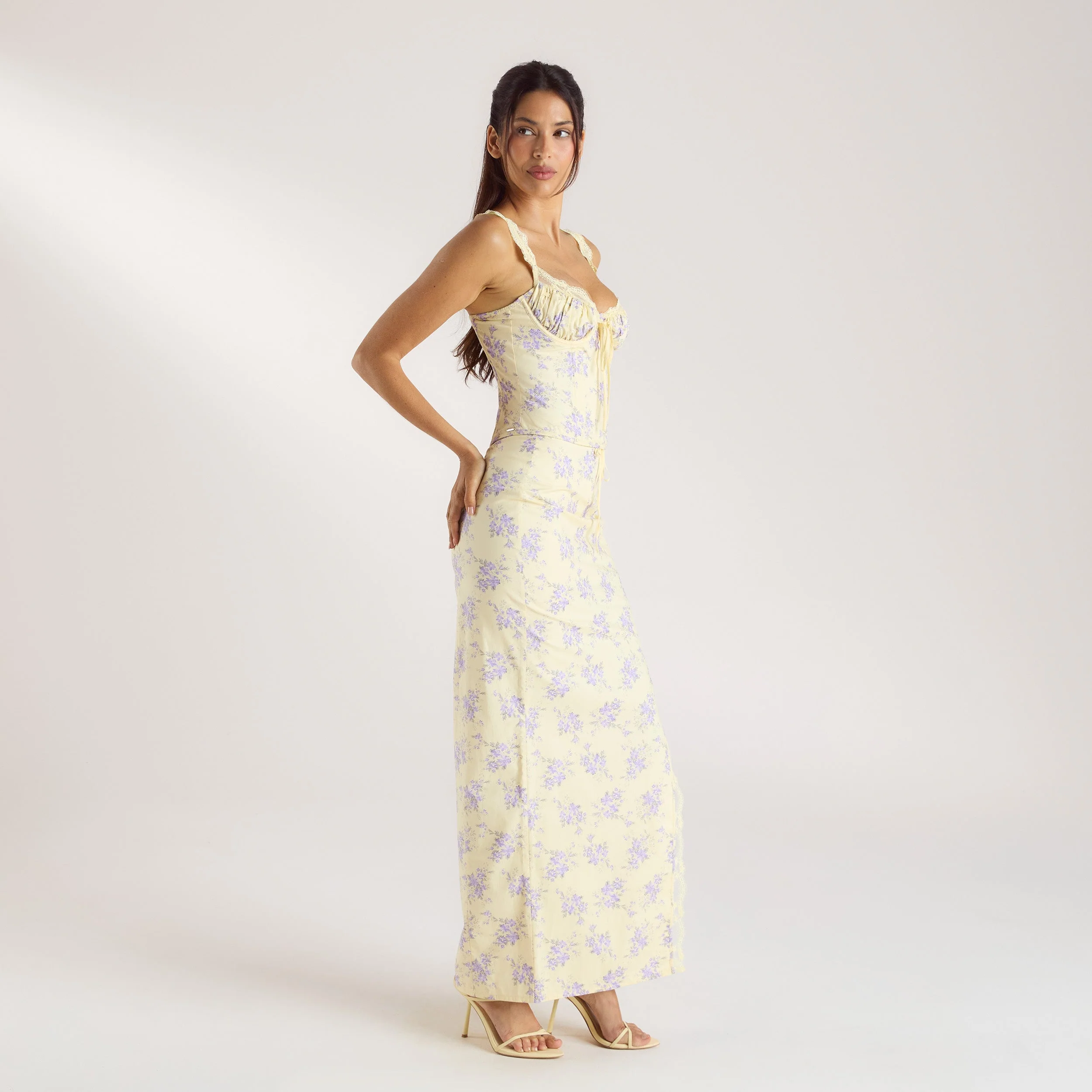 Eledora Maxi Skirt - Yellow - Image 3