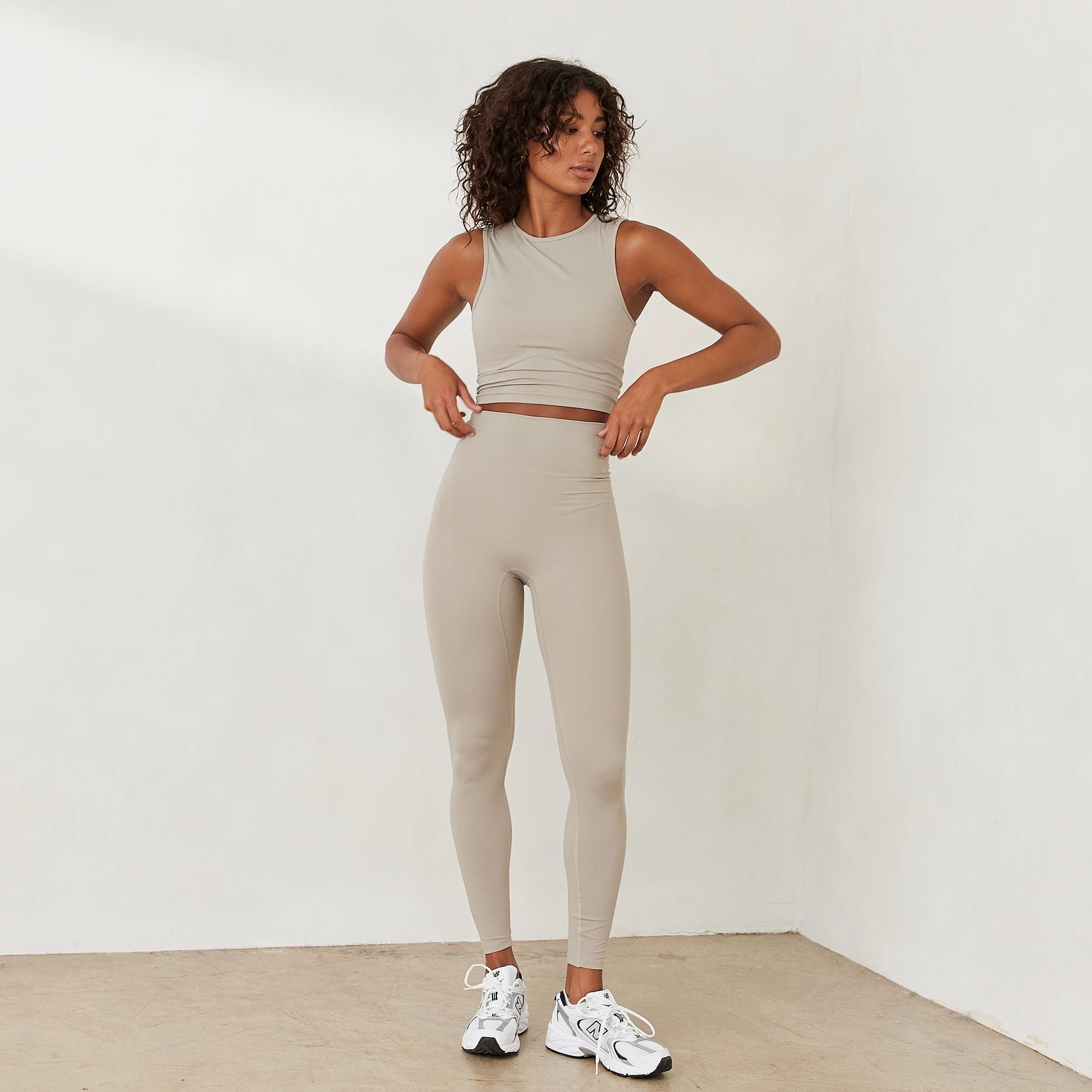 Essential Leggings - Oat - Image 9