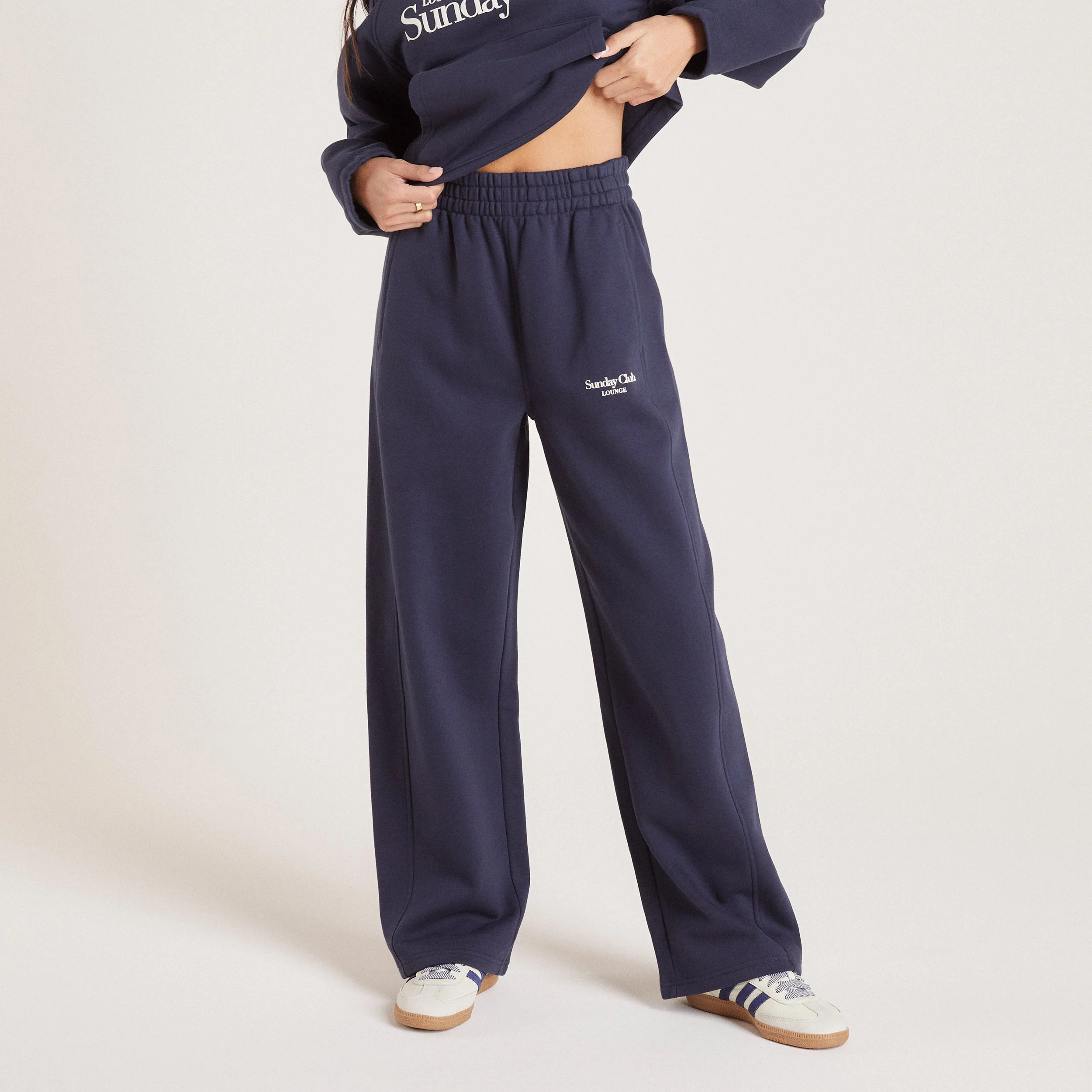 Straight Leg Sweatpants - Ink Blue - Image 3