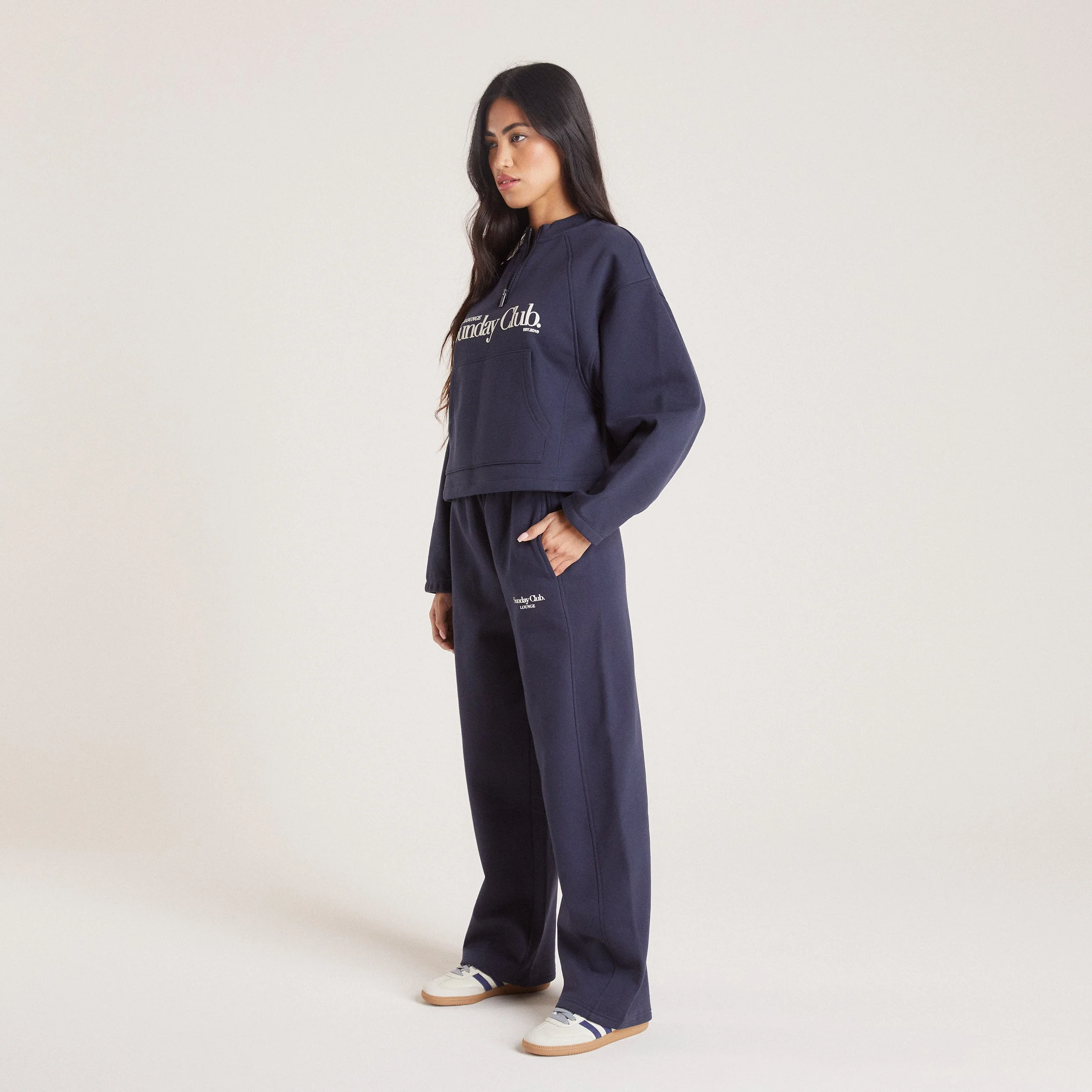 Straight Leg Sweatpants - Ink Blue - Image 6