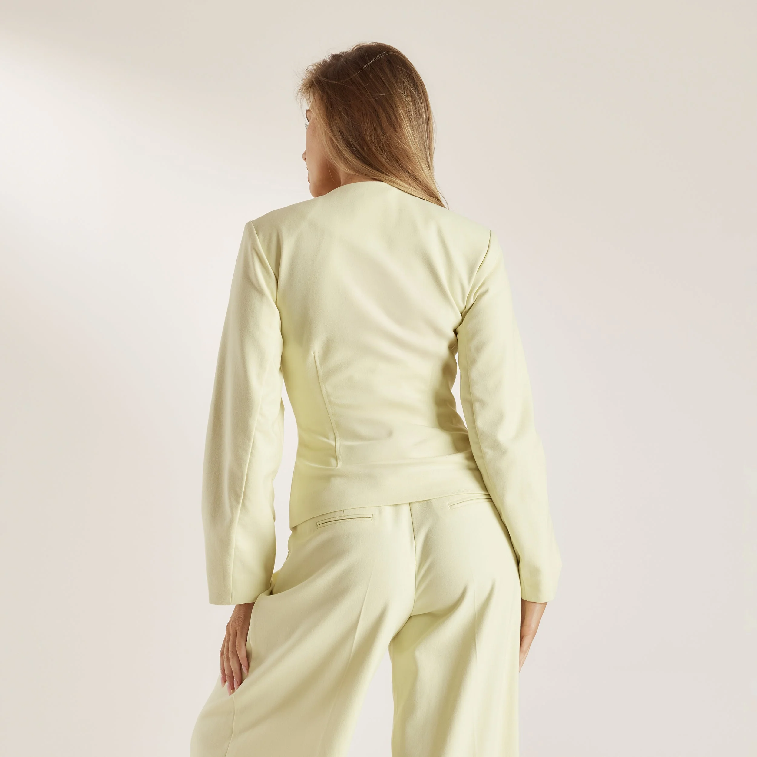 Structured Jacket - Buttermilk - Image 2