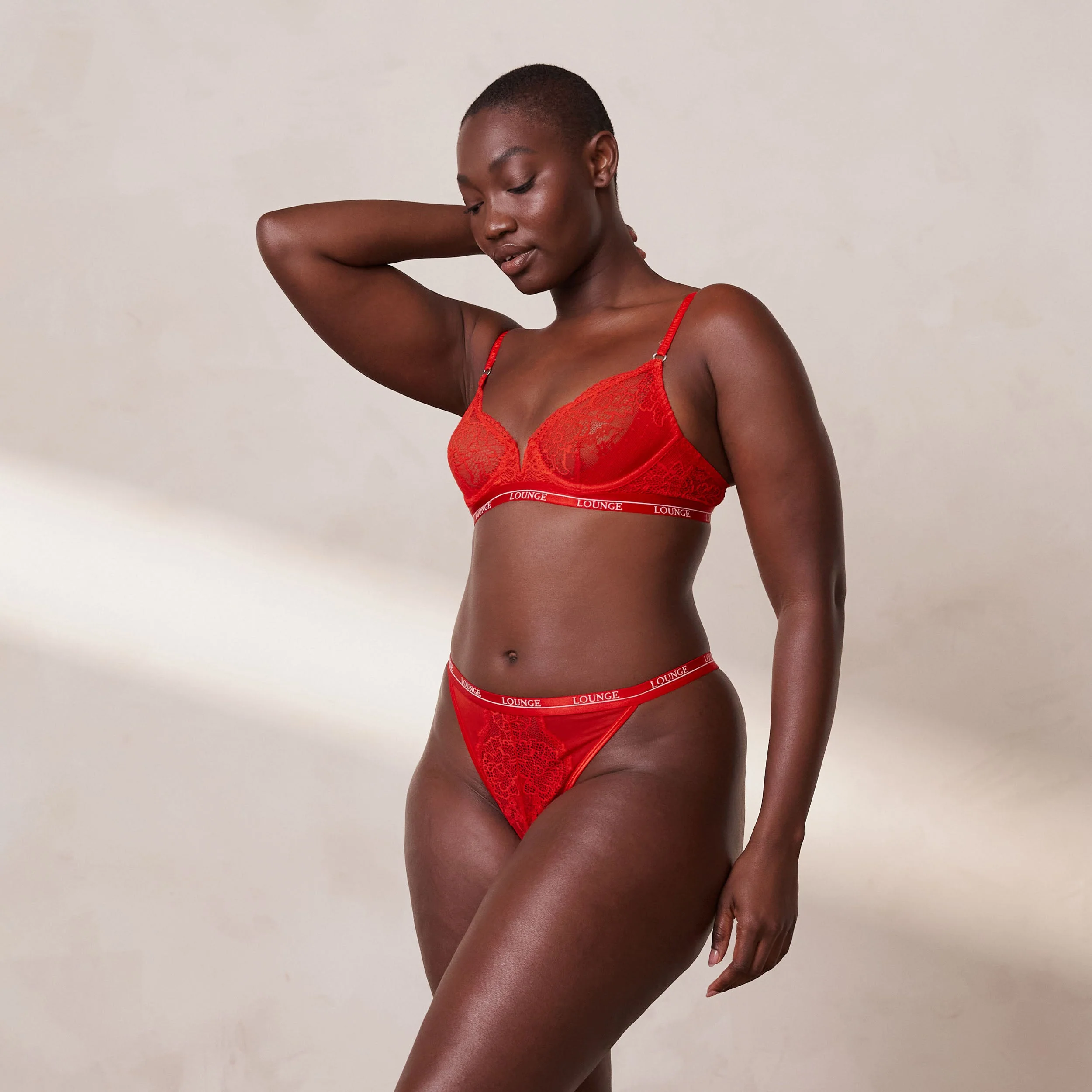 Royal Balcony Bra - Red - Image 11