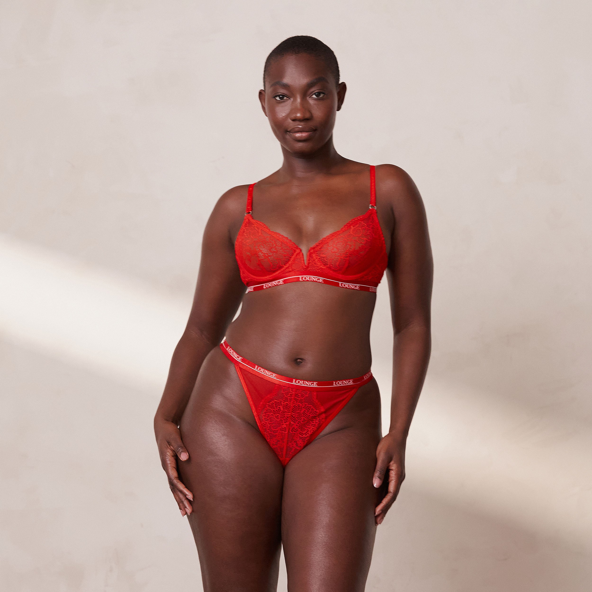 Royal Balcony Bra - Red - Image 9